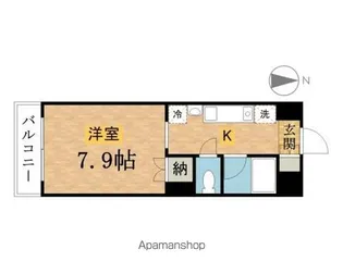 フォレスト北野【301号室】の間取り