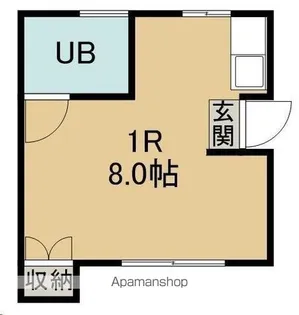 コーポ一高南B【218号室】の間取り