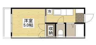 ハラビル【3階】の間取り