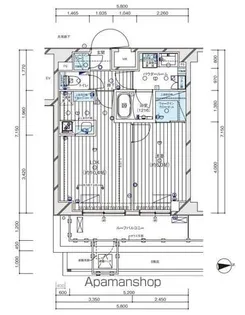 メインステージ入谷Ⅴ【2階】の間取り