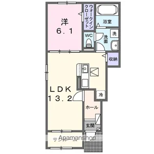 フィエルテ【1階】の間取り