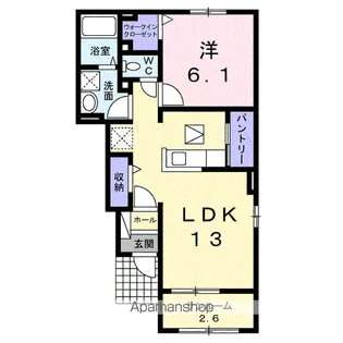 グレースフルレジデンスⅤ【1階】の間取り