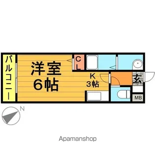 千葉県我孫子市南青山【アパート】の間取り