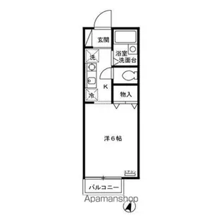 ドルフ北烏山 D【2階】の間取り