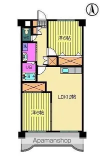 秀和ココペリ【3階】の間取り