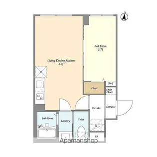 東京都杉並区和泉4丁目【マンション】の間取り