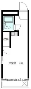 パークサイド浜【521号室】の間取り