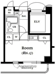 セルベコート鷺宮【5F-4号室】の間取り