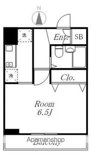 リシェス門前仲町【303号室】の間取り
