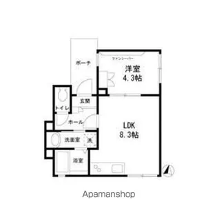 グラーティア【1階】の間取り