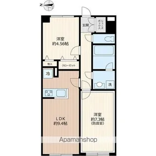 LIBERTE沼袋【1階】の間取り