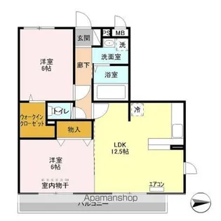 グランシャリオ Ⅱ【3階】の間取り