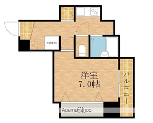 種信ビル【601号室】の間取り