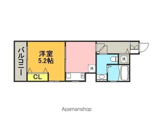 アイ・セレブ天神東【5階】の間取り