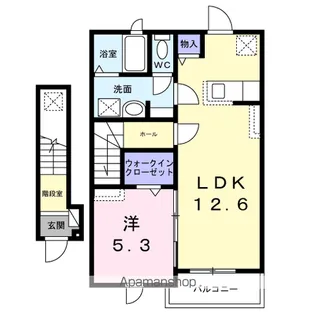 メゾン ヒヨリ【2階】の間取り