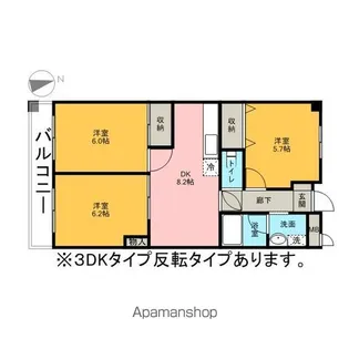 グリーン・ヒル【2階】の間取り