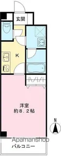 SAーCOURT(エスア コート)【402号室号室】の間取り