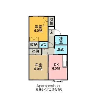 シャルマン扇【1階】の間取り