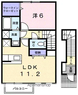 グリーンフォレスト【2階】の間取り