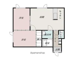 MKマンション【202号室】の間取り