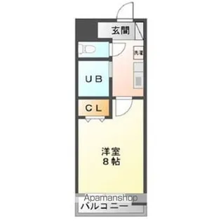 1Kの間取り画像