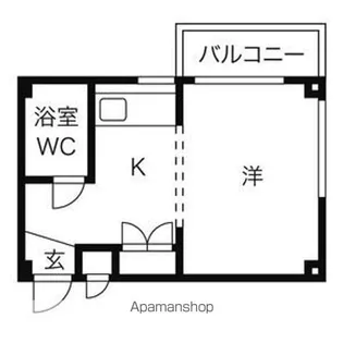 シングルハイツ八事【202号室】の間取り