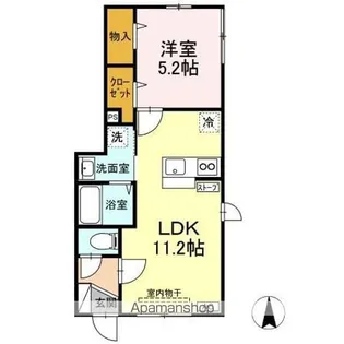 プランドール【1階】の間取り