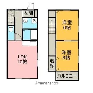 メゾンM【東号室】の間取り