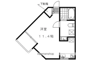 COZY宇治橋【32号室】の間取り