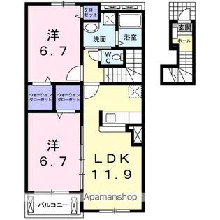 SGアネックスⅠ【2階】の間取り