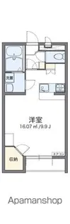 レオパレスミミ コパン【1階】の間取り