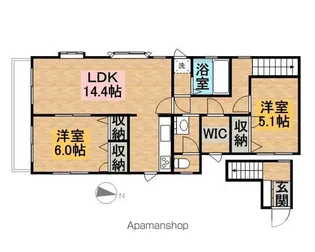 グレース・F【2階】の間取り