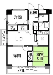 エーペックス宇多津【8階】の間取り