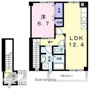 ニューシティ藤澤A棟【2階】の間取り