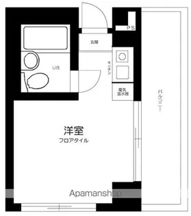 パークサイドパレス【*406号室】の間取り