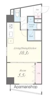 テ レジャンデール護国寺EAST【3階】の間取り