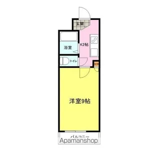 グランドヒルズF1【2階】の間取り