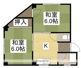 金原ビル【2階】の間取り