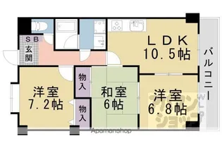ヴェルデ藤尾 2番館【4階】の間取り