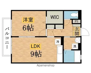 メゾンソレーユ【1階】の間取り
