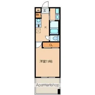 ソラレガーロ成城【5階】の間取り