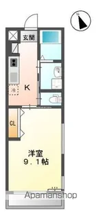 スュプレームN【2階】の間取り