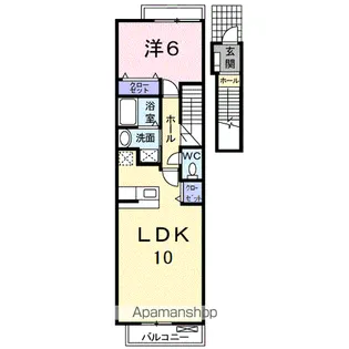 サニーリブA棟【2階】の間取り
