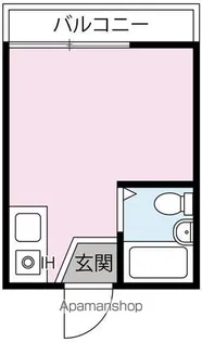クロノス北烏山【1階】の間取り