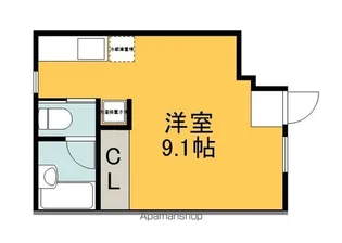 アロベスタ串戸【105号室】の間取り
