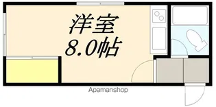 ワイズ時任【105号室】の間取り