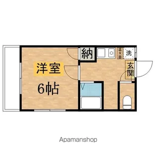 ニュータウンハウス【201号室】の間取り