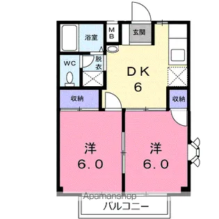 セピアコートSATO【2階】の間取り