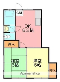 メゾンパルク【1階】の間取り