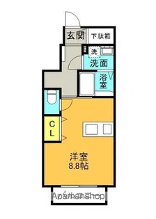メイプル沓掛【104号室】の間取り
